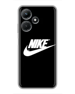 Чохол для Infinix Hot 30i з картинкою «Мазки фарби Nike»