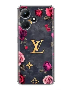 Чохол для Infinix Hot 30i з картинкою «Квітковий Louis Vuitton»