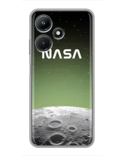 Чехол для Infinix Hot 30i с картинкой «NASA — лунный градиент»