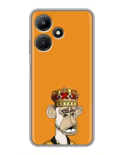 Чохол для Infinix Hot 30i з картинкою «Золота мавпа Bored Ape»