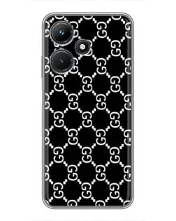 Чохол для Infinix Hot 30i з картинкою «Gucci — сітчастий паттерн»