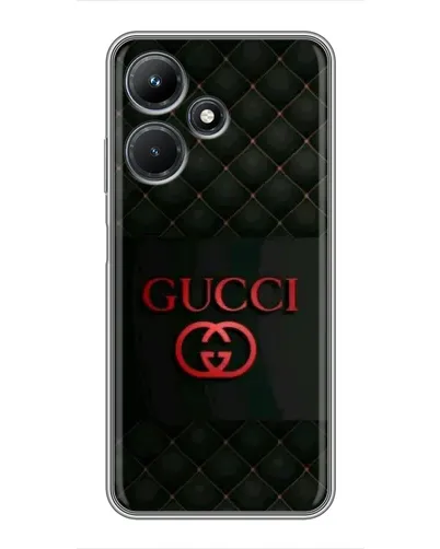 Чехол для Infinix Hot 30i с картинкой «Gucci — стеганый черный»