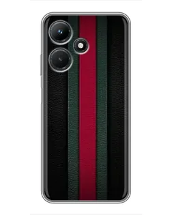 Чехол для Infinix Hot 30i с картинкой «Gucci — неоновая линия»