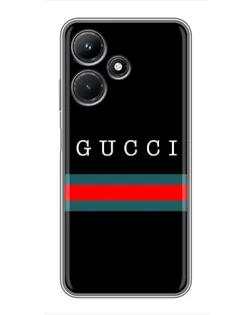 Чехол для Infinix Hot 30i с картинкой «Gucci — красный пояс»