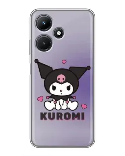 Чехол для Infinix Hot 30i с картинкой «Kuromi — фиолетовый арт» Чехол для Infinix Hot 30i с картинкой «Kuromi — фиолетовый арт»