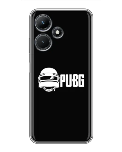Чехол для Infinix Hot 30i с картинкой «PUBG — классический лого» Чехол для Infinix Hot 30i с картинкой «PUBG — классический лого»