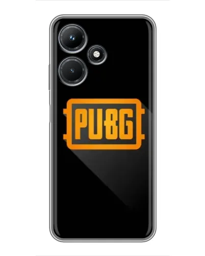 Чехол для Infinix Hot 30i с картинкой «PUBG — рамка лого» Чехол для Infinix Hot 30i с картинкой «PUBG — рамка лого»