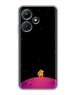 Чехол для Infinix Hot 30i с картинкой «Одинокий герой на планете» Чехол для Infinix Hot 30i с картинкой «Одинокий герой на планете»