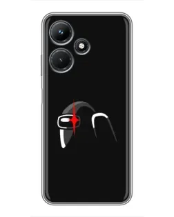 Чехол для Infinix Hot 30i с картинкой «Among Us шлем» Чехол для Infinix Hot 30i с картинкой «Among Us шлем»