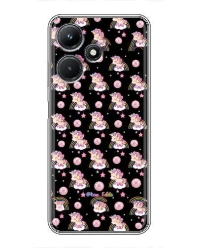 Чехол для Infinix Hot 30i с картинкой «Magic Unicorn паттерн»