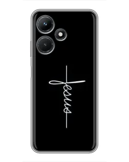 Чехол для Infinix Hot 30i с картинкой «Тонкая линия веры»