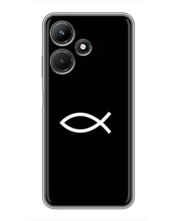 Чохол для Infinix Hot 30i з картинкою «Символ риби Jesus»