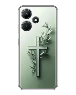 Чохол для Infinix Hot 30i з картинкою «Оливкова гілка»