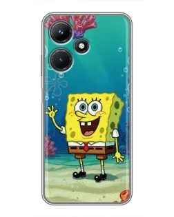 Чехол для Infinix Hot 30i с картинкой «Подводный привет»