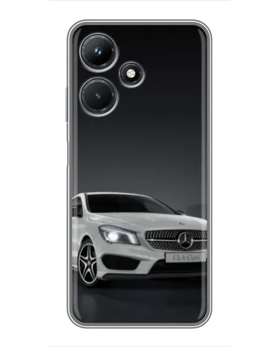 Чехол для Infinix Hot 30i с картинкой «Mercedes AMG GT Silver»