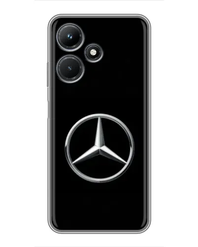 Чехол для Infinix Hot 30i с картинкой «Mercedes классический лого»