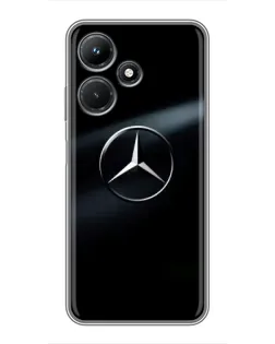 Чехол для Infinix Hot 30i с картинкой «Mercedes на металле» Чехол для Infinix Hot 30i с картинкой «Mercedes на металле»