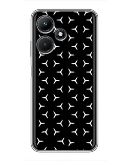 Чехол для Infinix Hot 30i с картинкой «Mercedes паттерн звезд» Чехол для Infinix Hot 30i с картинкой «Mercedes паттерн звезд»