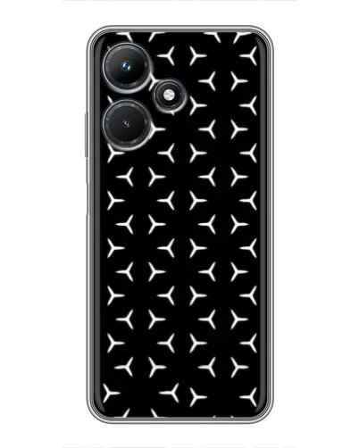 Чехол для Infinix Hot 30i с картинкой «Mercedes паттерн звезд» Чехол для Infinix Hot 30i с картинкой «Mercedes паттерн звезд»