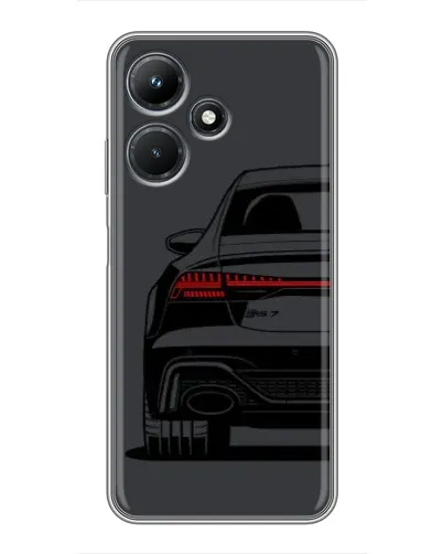 Чехол для Infinix Hot 30i с картинкой «Задняя часть Audi — арт»