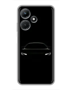 Чехол для Infinix Hot 30i с картинкой «Взгляд Audi в темноте»