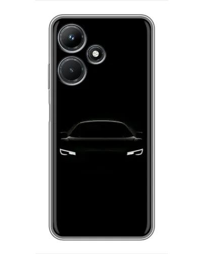 Чехол для Infinix Hot 30i с картинкой «Взгляд Audi в темноте»