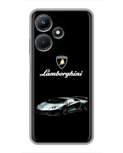 Чехол для Infinix Hot 30i с картинкой «Логотип Lamborghini классика» Чехол для Infinix Hot 30i с картинкой «Логотип Lamborghini классика»