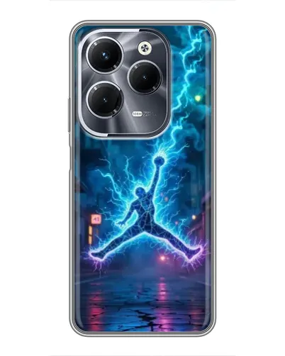 Чехол для Infinix Hot 40 Play с картинкой «Jordan Gold Jumpman» Чехол для Infinix Hot 40 Play с картинкой «Jordan Gold Jumpman»