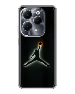 Чехол для Infinix Hot 40 Play с картинкой «Jordan Gradient Logo»