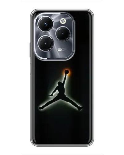 Чехол для Infinix Hot 40 Play с картинкой «Jordan Gradient Logo» Чехол для Infinix Hot 40 Play с картинкой «Jordan Gradient Logo»