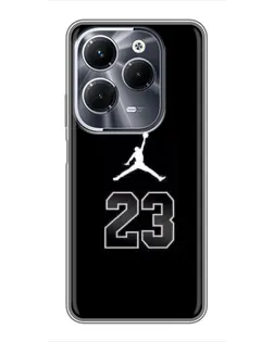 Чехол для Infinix Hot 40 Play с картинкой «Jordan Flight 23»