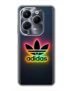 Чехол для Infinix Hot 40 Play с картинкой «Неоновый Adidas»