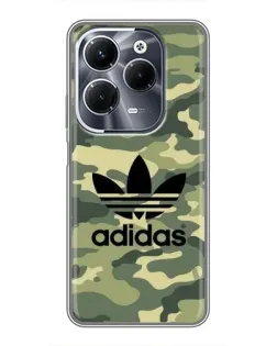 Чехол для Infinix Hot 40 Play с картинкой «Милитари стиль Adidas»