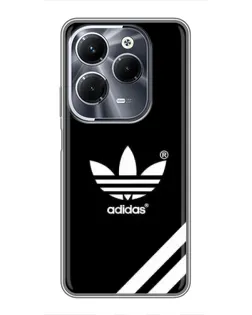 Чехол для Infinix Hot 40 Play с картинкой «Adidas с диагональными полосами»