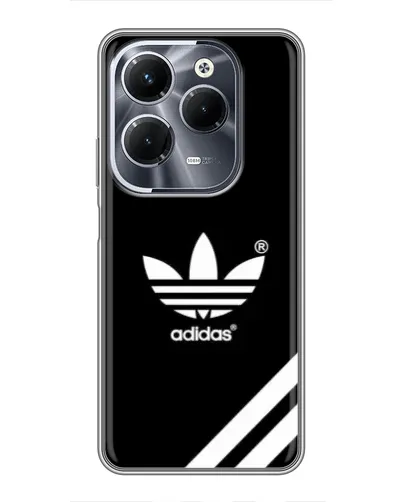 Чехол для Infinix Hot 40 Play с картинкой «Adidas с диагональными полосами» Чехол для Infinix Hot 40 Play с картинкой «Adidas с диагональными полосами»