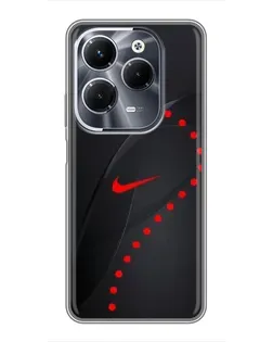 Чехол для Infinix Hot 40 Play с картинкой «Абстрактный дизайн Nike»