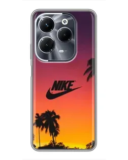 Чехол для Infinix Hot 40 Play с картинкой «Nike на закате солнца»