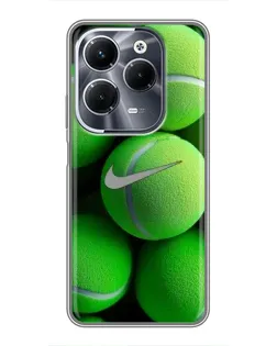 Чехол для Infinix Hot 40 Play с картинкой «Теннисные мячи Найк»