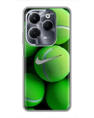 Чехол для Infinix Hot 40 Play с картинкой «Теннисные мячи Найк»