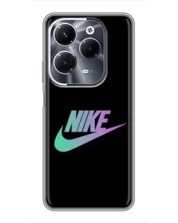 Чехол для Infinix Hot 40 Play с картинкой «Nike — городская ночь»