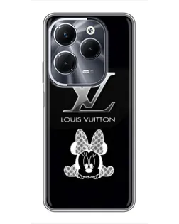 Чехол для Infinix Hot 40 Play с картинкой «LV и Минни Маус»