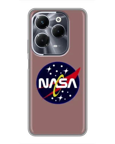 Чехол для Infinix Hot 40 Play с картинкой «NASA — ретро космос»