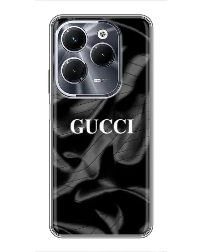 Чехол для Infinix Hot 40 Play с картинкой «Gucci — шелковые волны»