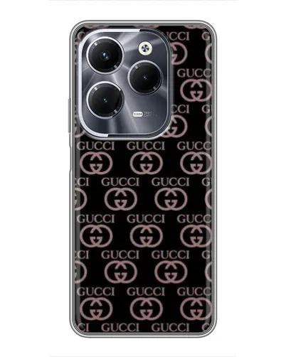 Чехол для Infinix Hot 40 Play с картинкой «Классическая монограмма Gucci»