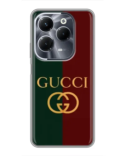 Чохол для Infinix Hot 40 Play з картинкою «Gucci — темно-зелений градієнт» Чохол для Infinix Hot 40 Play з картинкою «Gucci — темно-зелений градієнт»