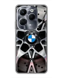 Чехол для Infinix Hot 40 Play с картинкой «BMW — деталь диска» Чехол для Infinix Hot 40 Play с картинкой «BMW — деталь диска»
