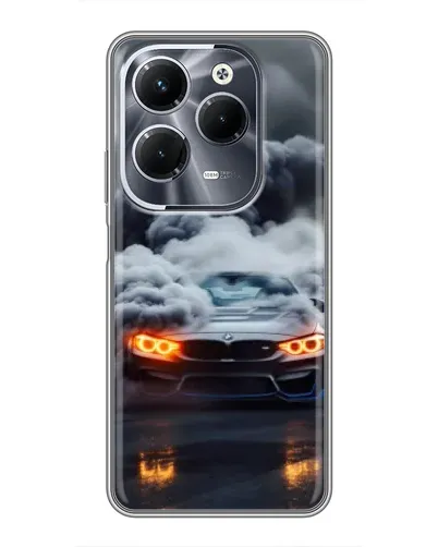 Чехол для Infinix Hot 40 Play с картинкой «BMW в дыму» Чехол для Infinix Hot 40 Play с картинкой «BMW в дыму»