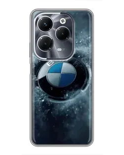 Чохол для Infinix Hot 40 Play з картинкою «Логотип BMW — лід»