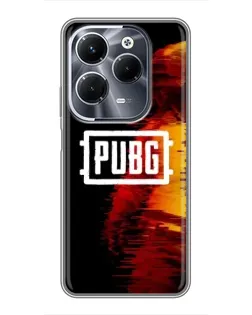 Чехол для Infinix Hot 40 Play с картинкой «Яркий логотип PUBG» Чехол для Infinix Hot 40 Play с картинкой «Яркий логотип PUBG»