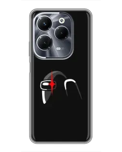 Чехол для Infinix Hot 40 Play с картинкой «Among Us шлем»